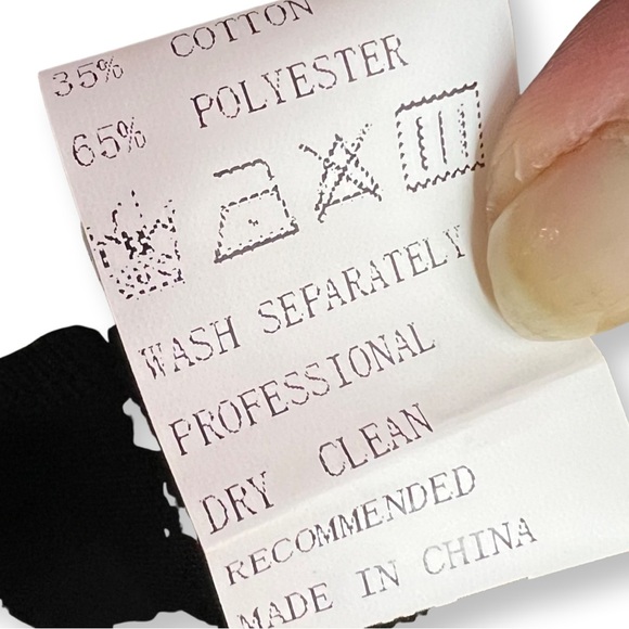 [ CBR ] Black Longsleeve Fit & Flare w/Faux Leather Skirt : M - Picture 12 of 14